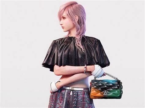 louis vuitton final fantasy xiii|Louis Vuitton lightning Final Fantasy.